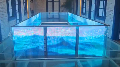 Indoor Transparent Flim Screen in Venezuela