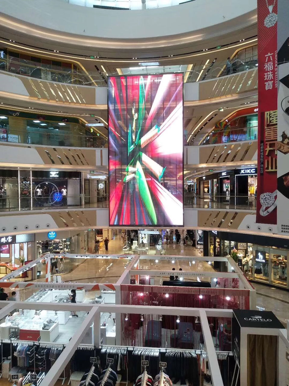 Shopping Mall Indoor Giant Transparent LED Screen - 2008-2021 LEDFUL