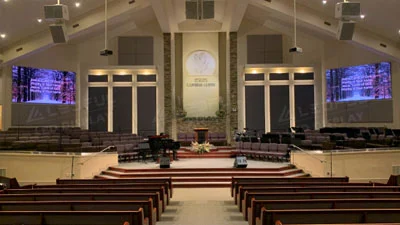 LED Display New COB Technology for Modern Church