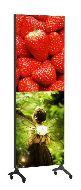 Smart split screen, diversified display