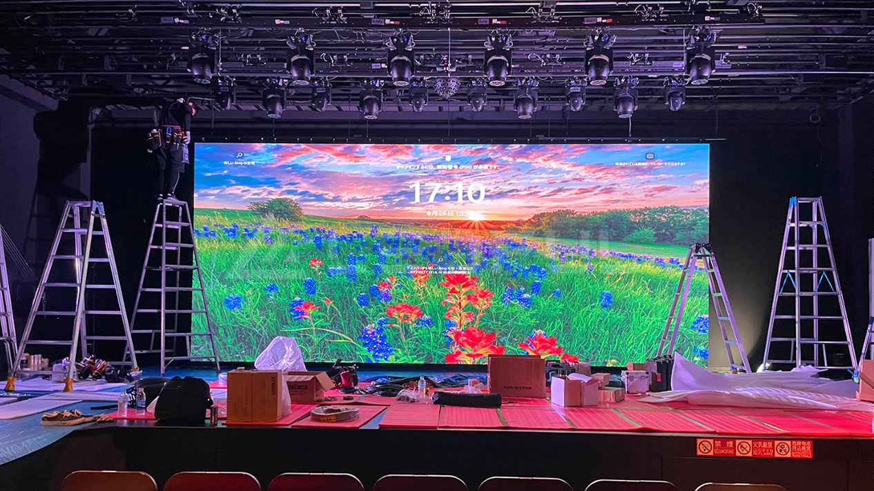 Indoor LED Screen Case with Super Light Solution-1