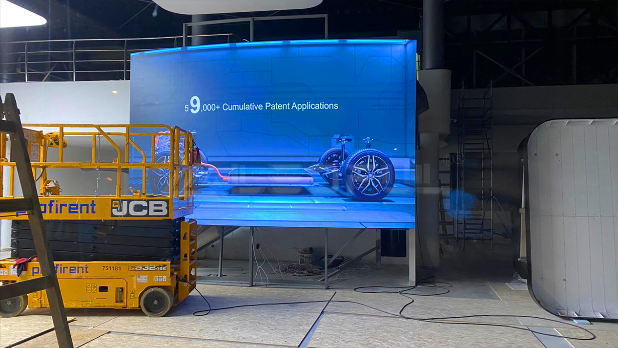 FLEX GOB Flexible LED Display in Budapest, Hungary-1